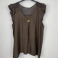 Blusa Paloma Marrón Chocolate