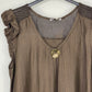 Blusa Paloma Marrón Chocolate