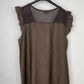 Blusa Paloma Marrón Chocolate