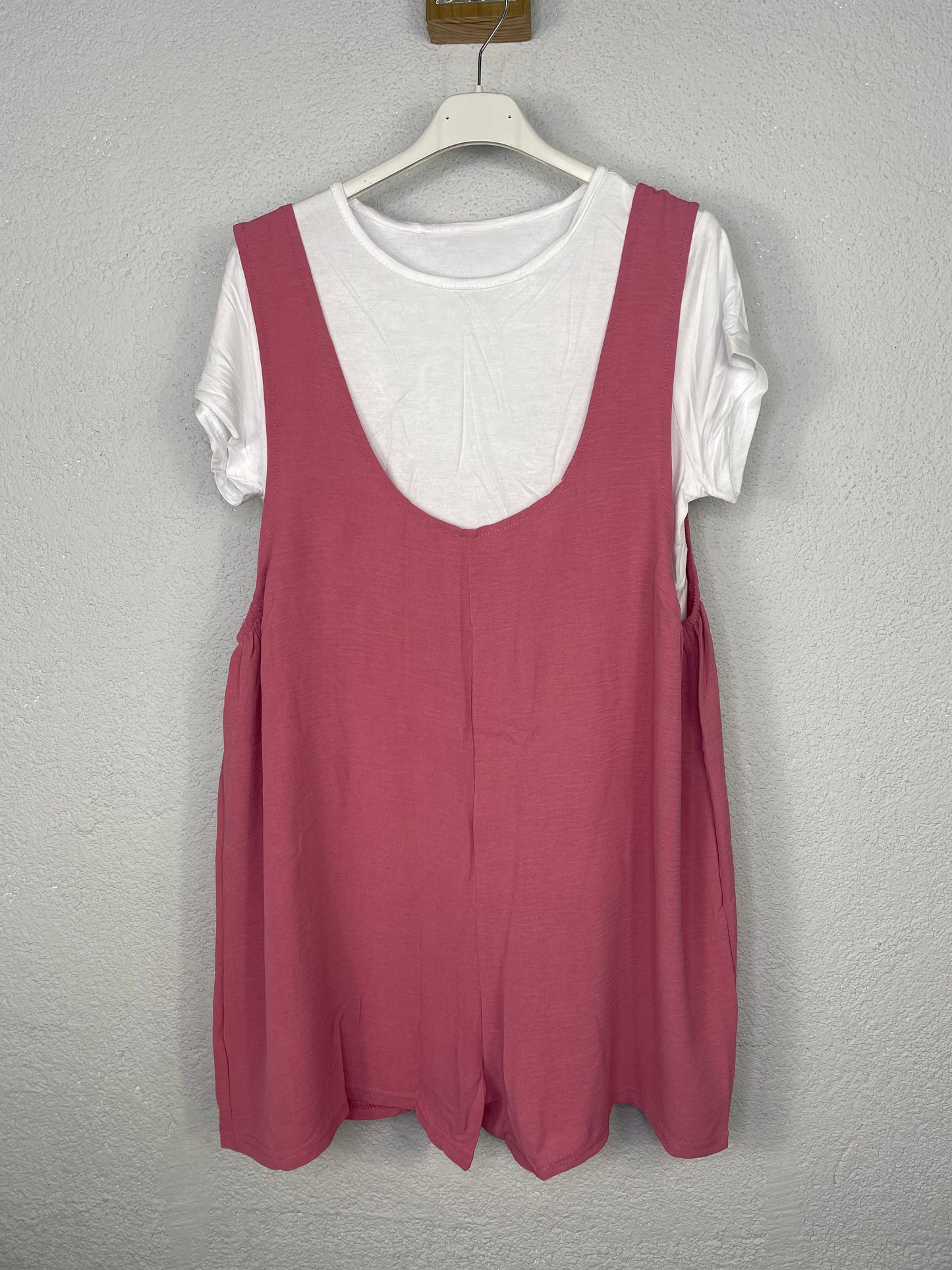 Mono corto  Albacete Rosa (con camiseta)