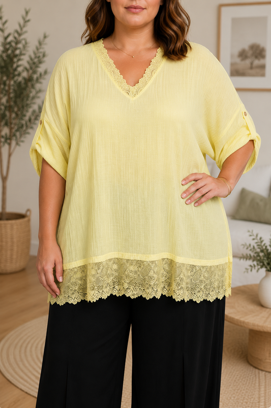 Blusa Valldemosa Amarillo