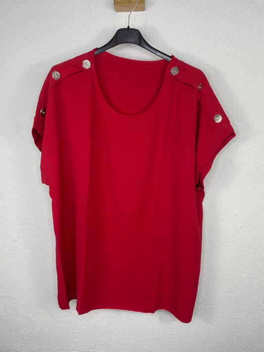 Blusa Sara Rojo