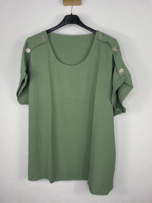 Blusa Sara Caqui