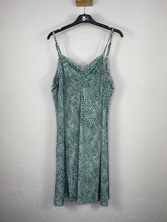 Vestido Gala Verde hoja