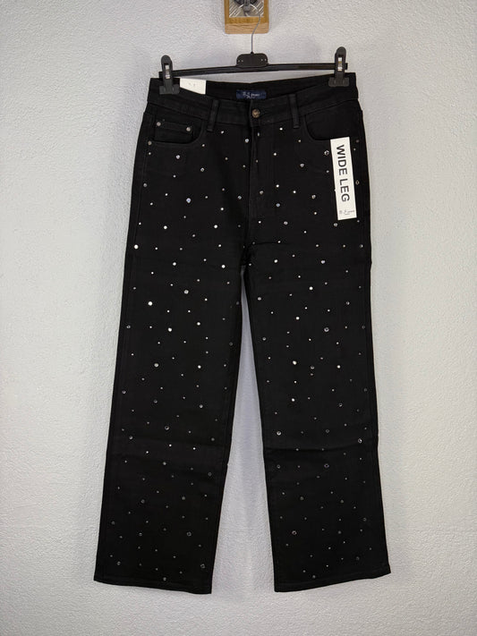 Tejano pata ancha Oregon Negro Brilli 46-54