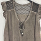 Blusa Medusa Gris oscuro