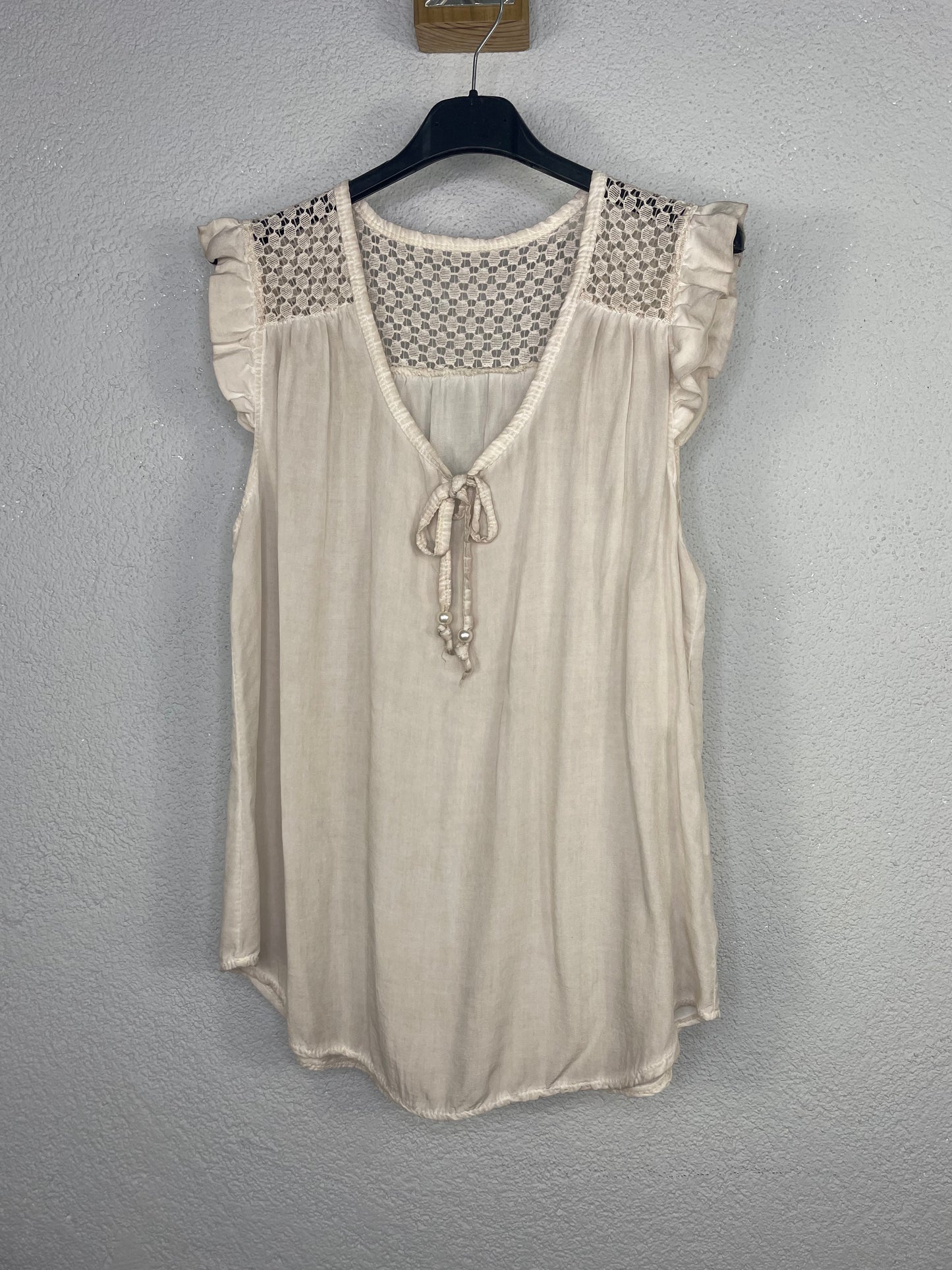 Blusa Medusa Beige