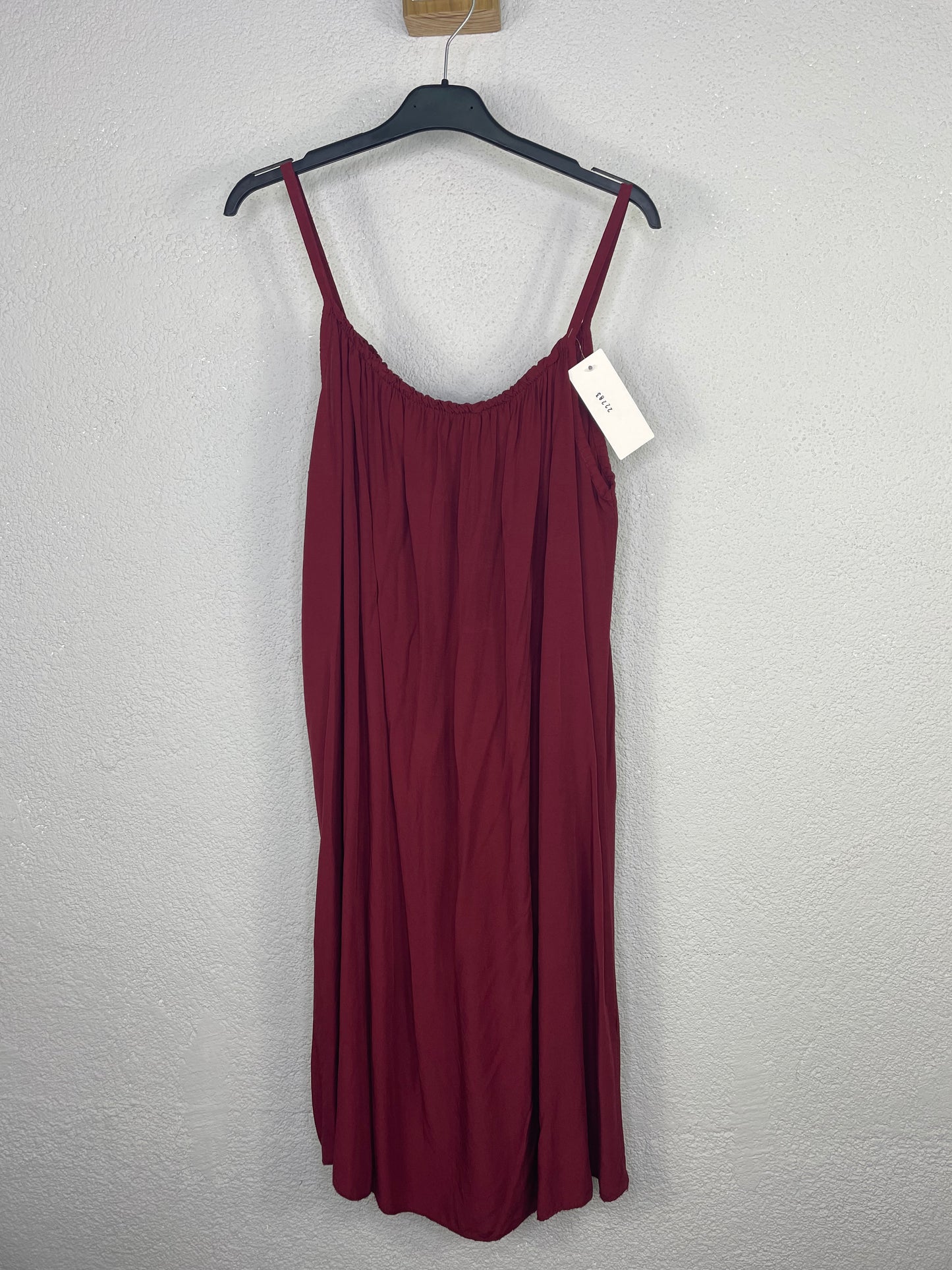 Vestido María Burdeos