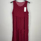 Vestido Andalucía Burdeos