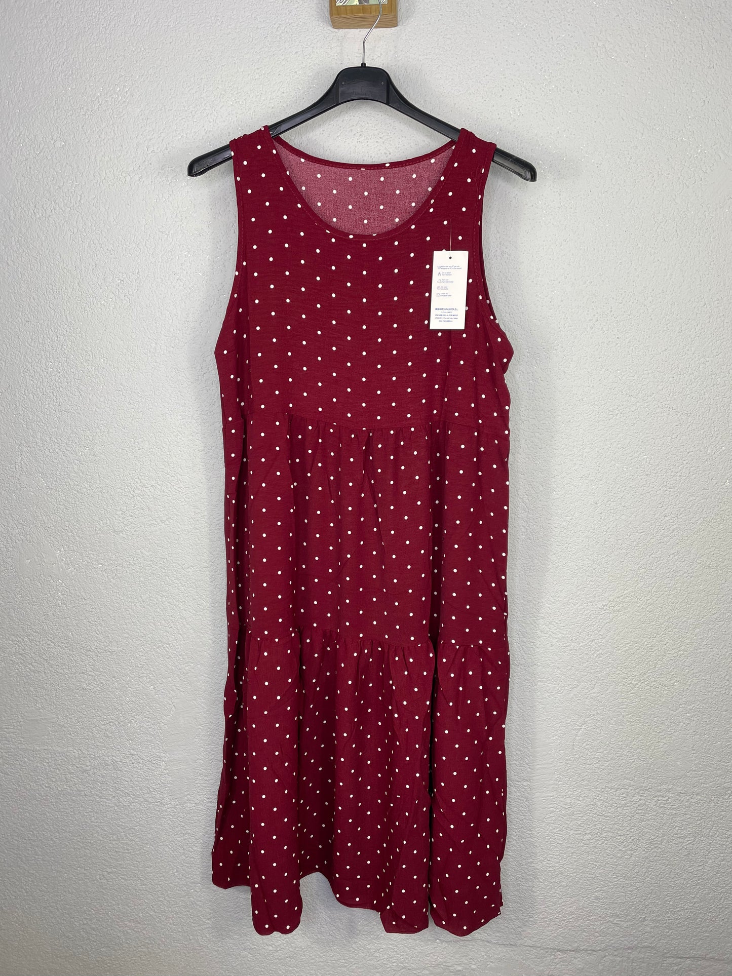 Vestido Andalucía Burdeos