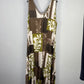 Vestido Judith Flores verdes