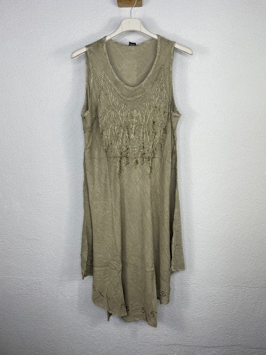Vestido Yakarta Caqui
