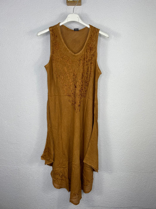 Vestido Yakarta Mostaza