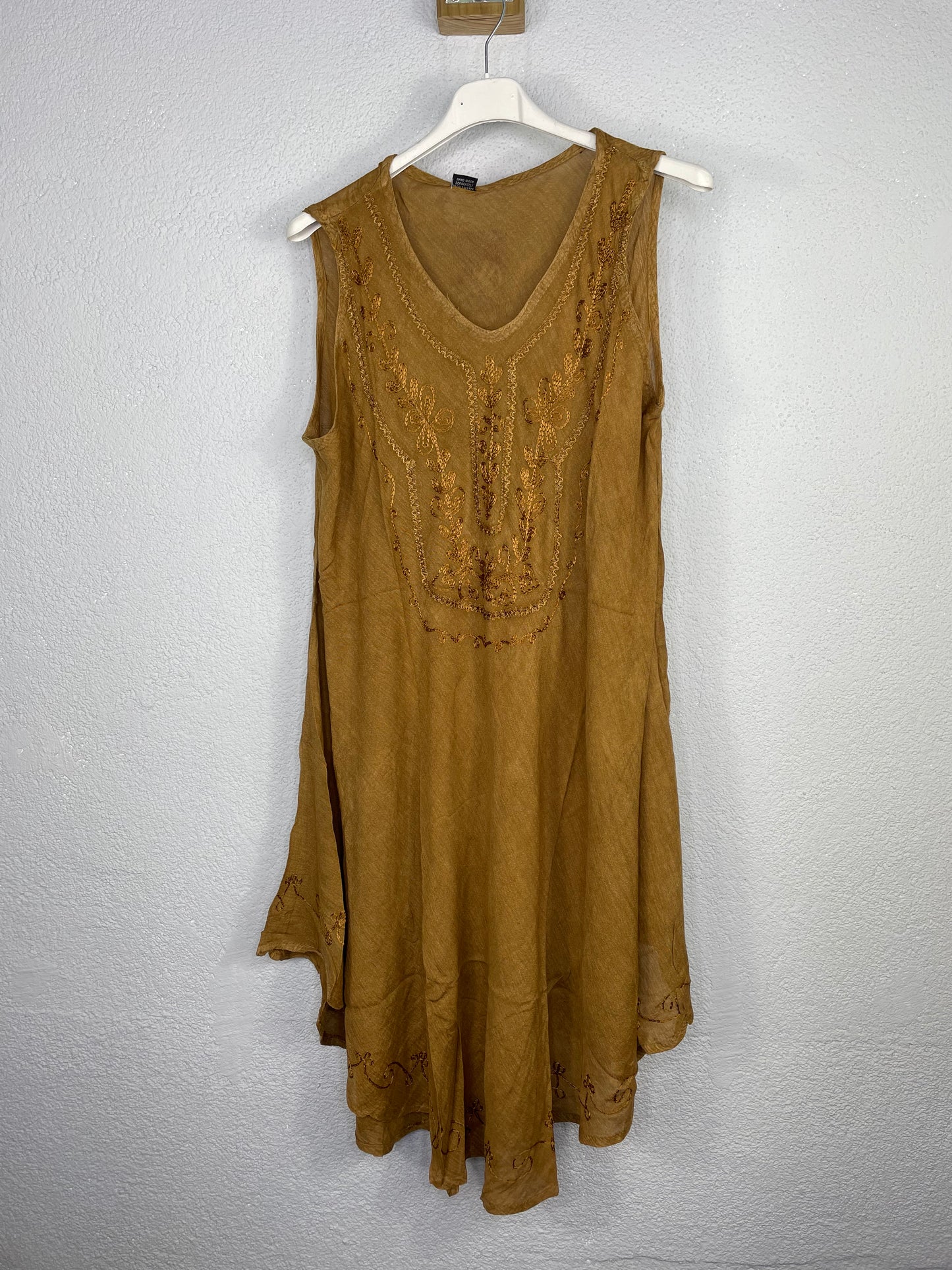 Vestido Sáhara Mostaza