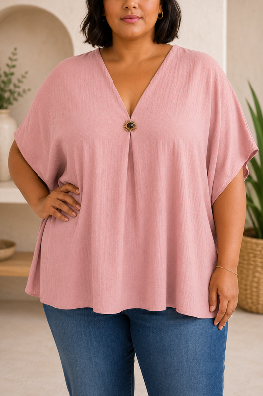 Blusa Morella Rosa