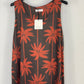 Vestido Oasis Palmeras Chocolate/Teja
