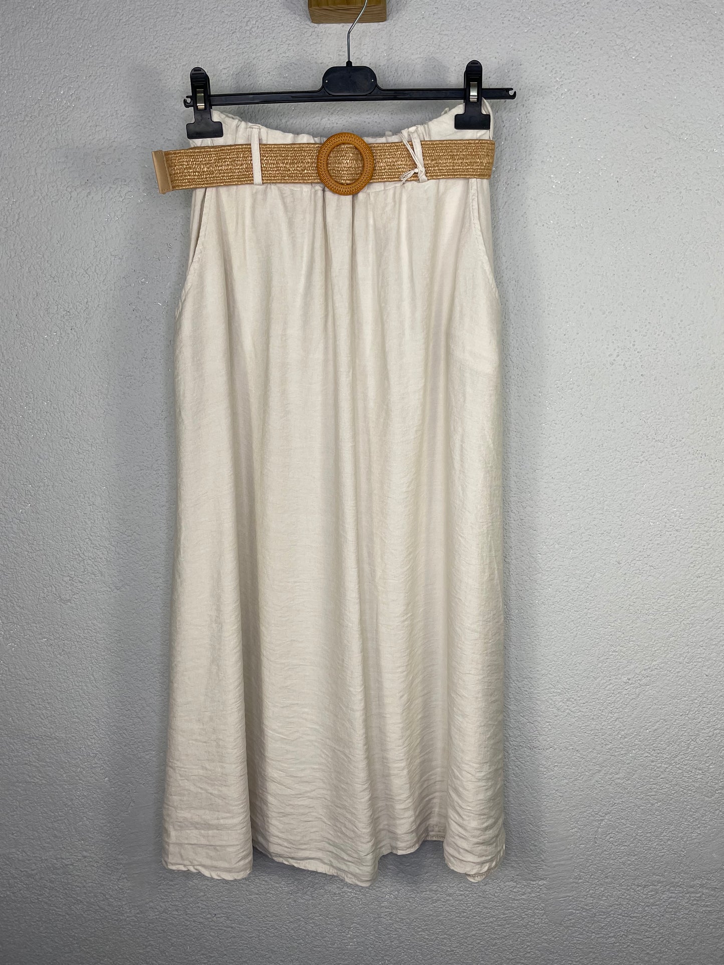 Falda Arena Beige