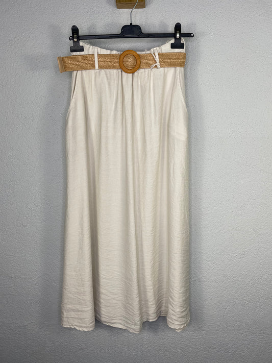 Falda Arena Beige