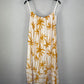 Vestido Segovia Palmeras Amarillo