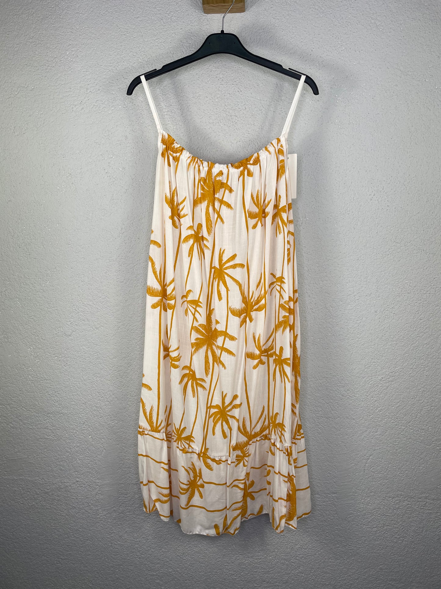 Vestido Segovia Palmeras Amarillo