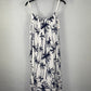 Vestido Segovia Palmeras Azul marino