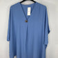 Blusa Morella Azul Tejano