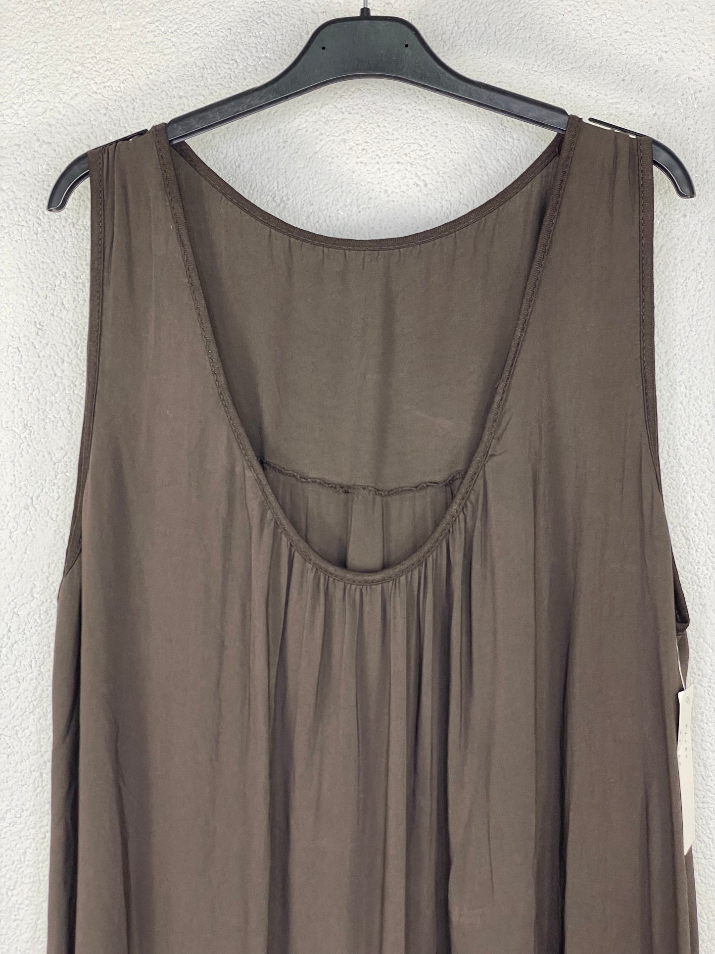Blusa Mallorca Marrón Chocolate