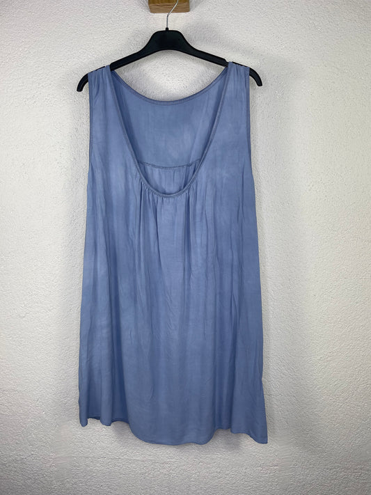 Blusa Mallorca Azul Tejano
