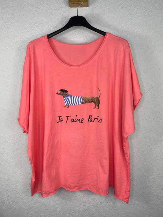Camiseta Amor Coral