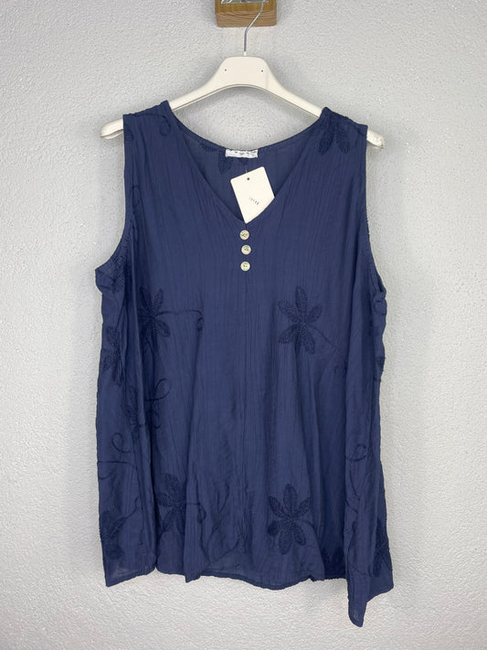 Blusa Celia Azul marino