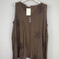 Blusa Celia Marrón chocolate