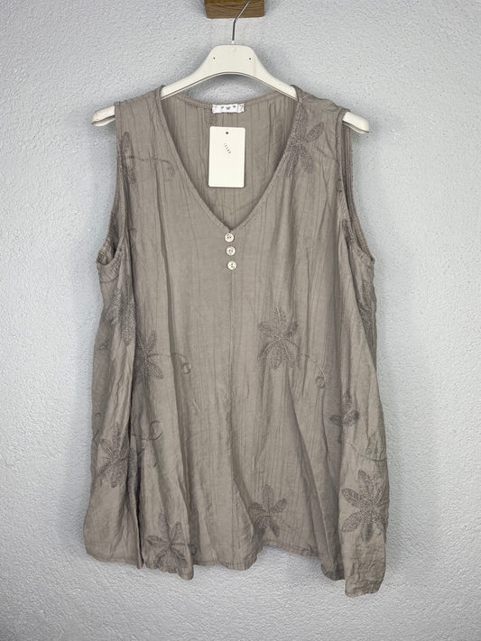 Blusa Celia Taupe