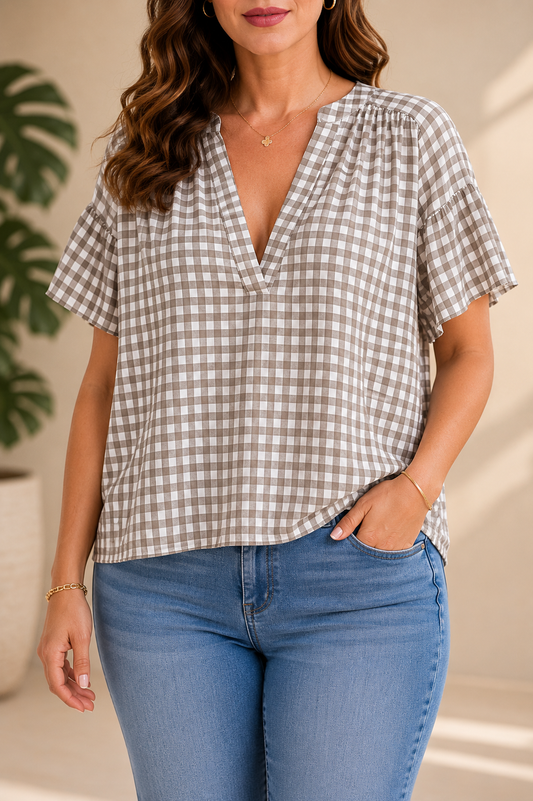 Blusa Bilbao Taupe