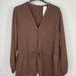 Blusa Aurora Marrón chocolate