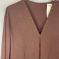 Blusa Aurora Marrón chocolate