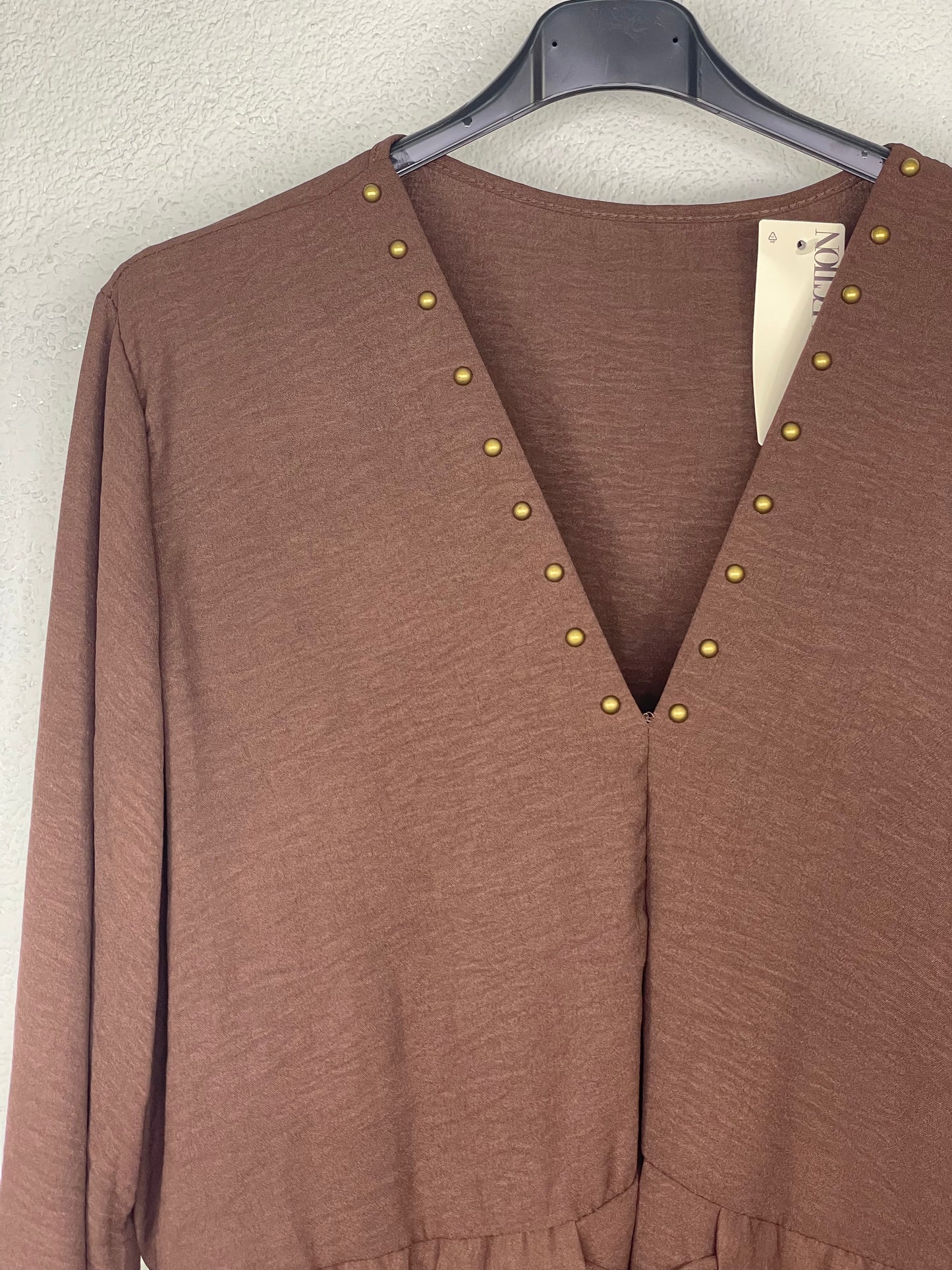 Blusa Aurora Marrón chocolate