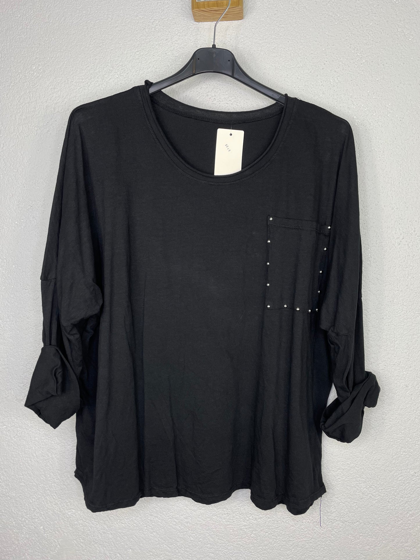 Camiseta algodón Reus Negro