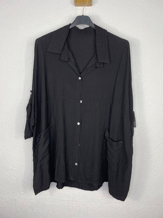 Camisa Brisa Negra PLUS