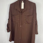 Camisa Mazarrón Marrón Chocolate
