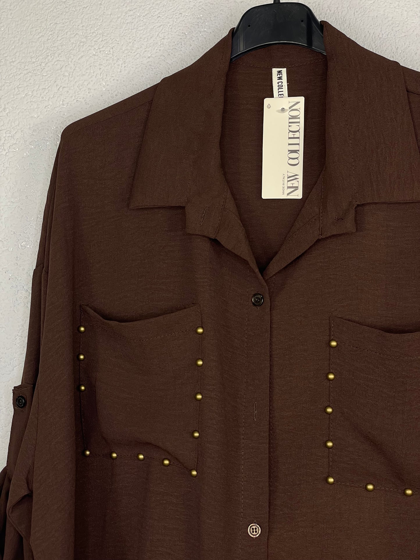 Camisa Mazarrón Marrón Chocolate