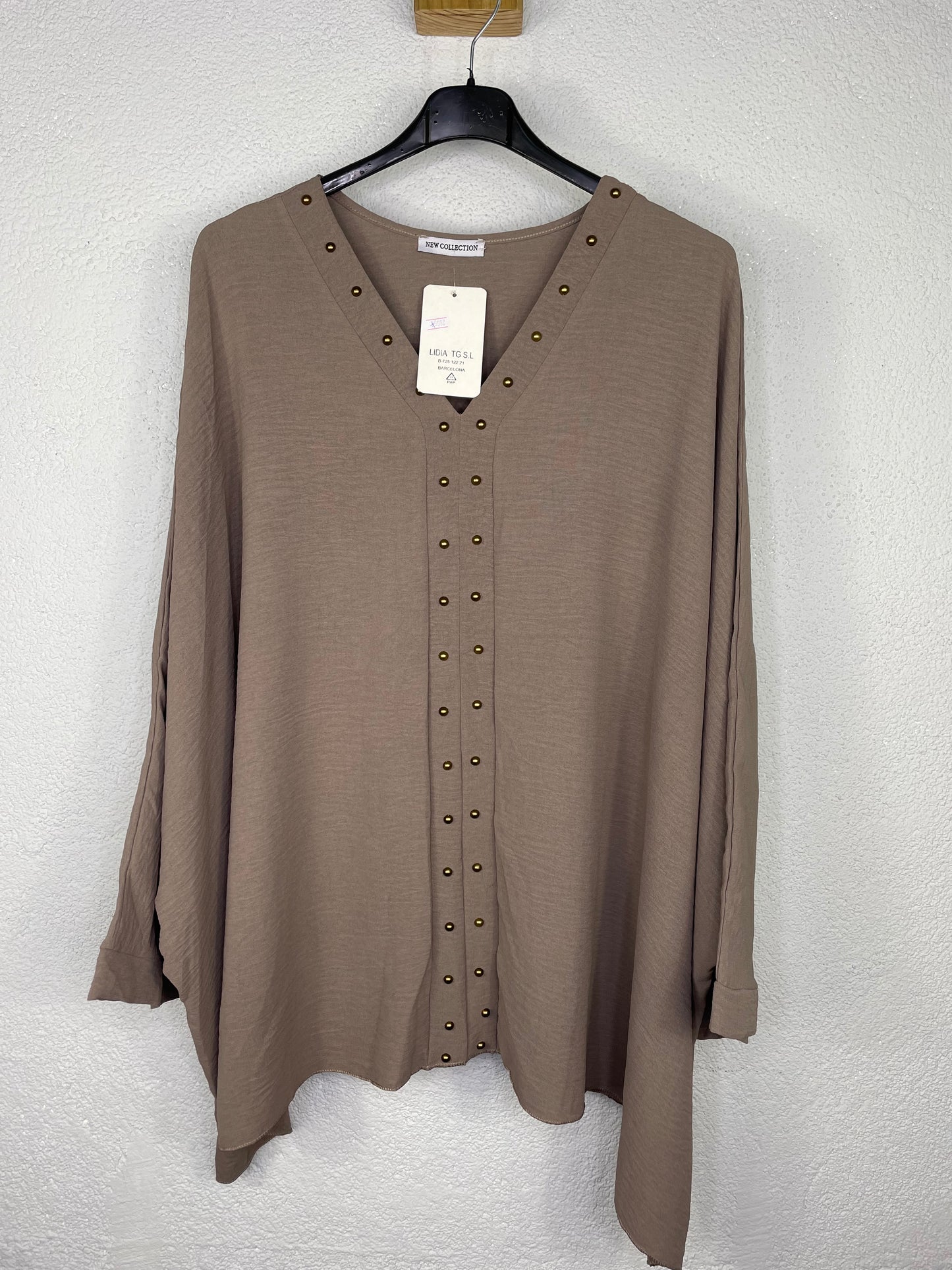 Blusa Riviera  Taupe PLUS
