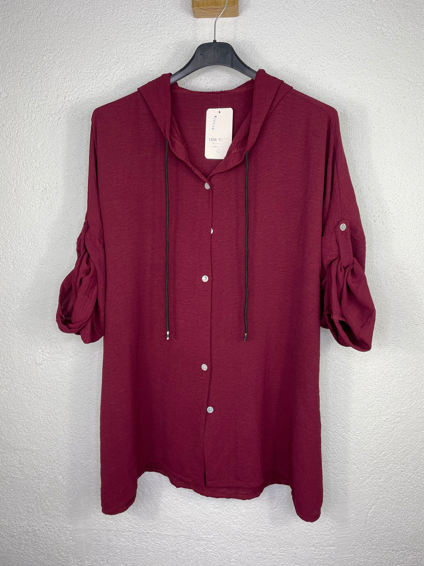 Camisa Murcia Burdeos