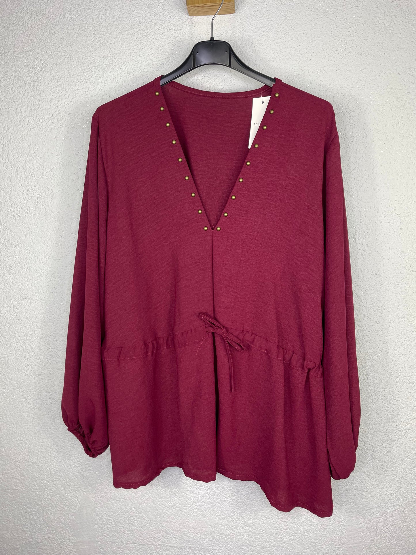 Blusa Aurora Burdeos