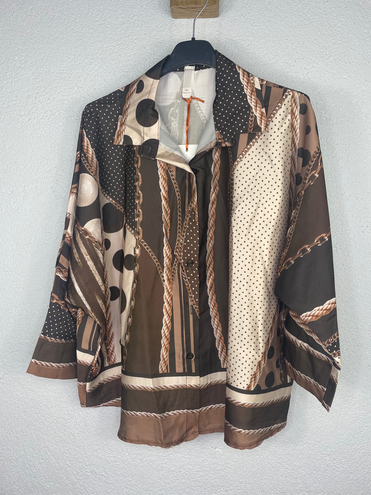Camisa Niza Marrón