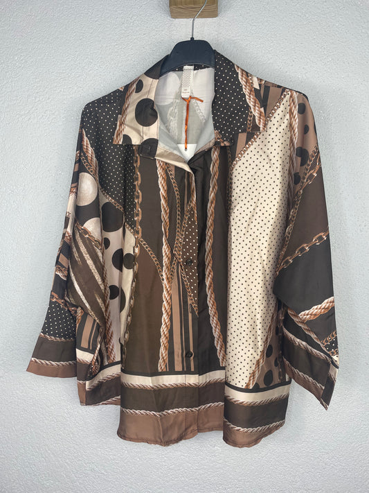 Camisa Niza Marrón