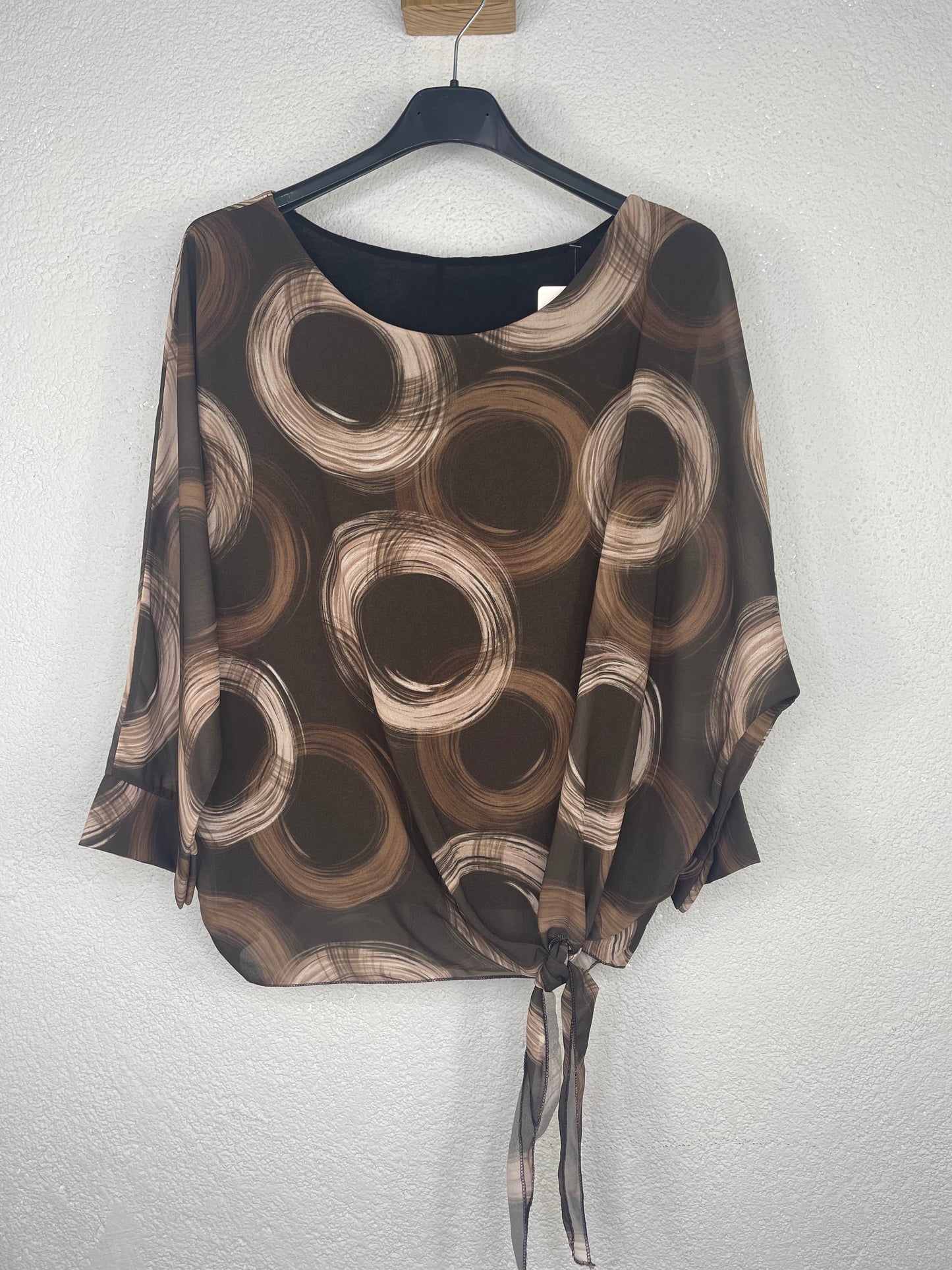 Blusa Verona marrón chocolate
