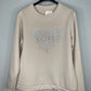 Sudadera LOVE Beige