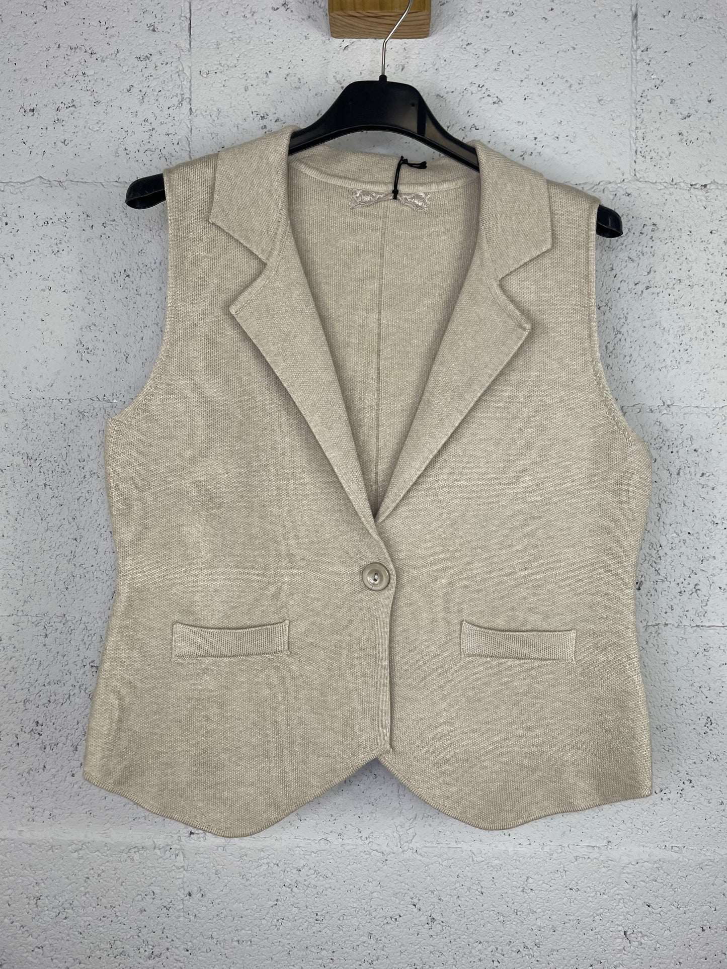 Chaleco Lola Beige