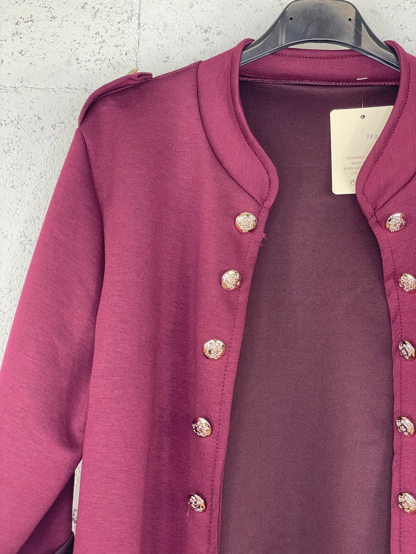 Chaqueta Rocio Burdeos