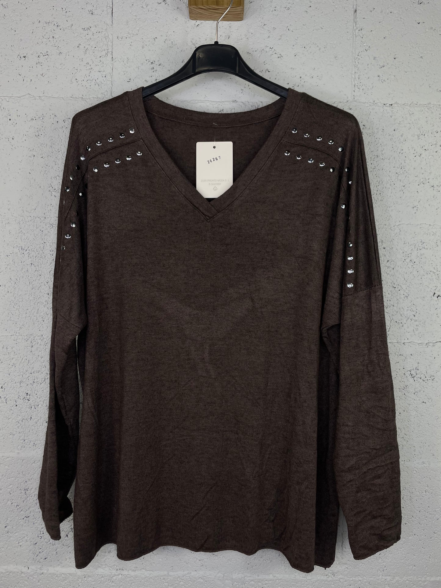 Camiseta Inés Marrón chocolate